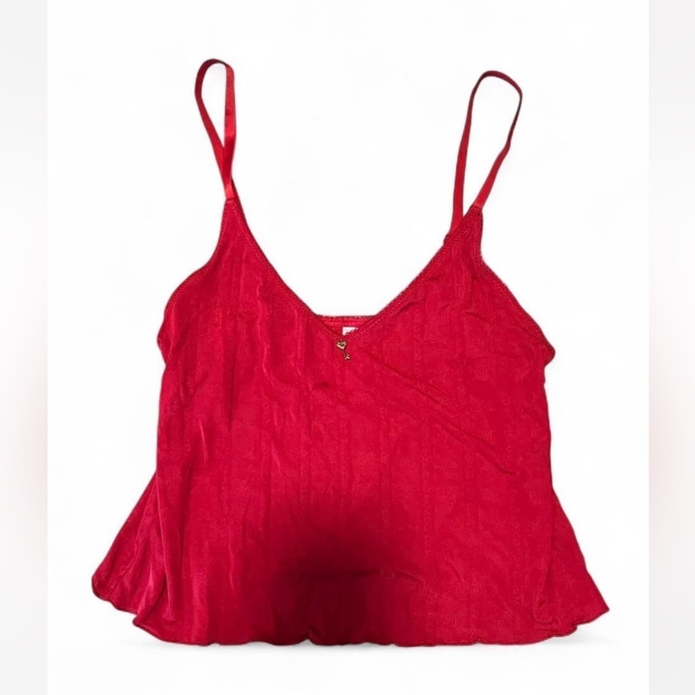 Juicy Couture Vibrant Red Camisole Top